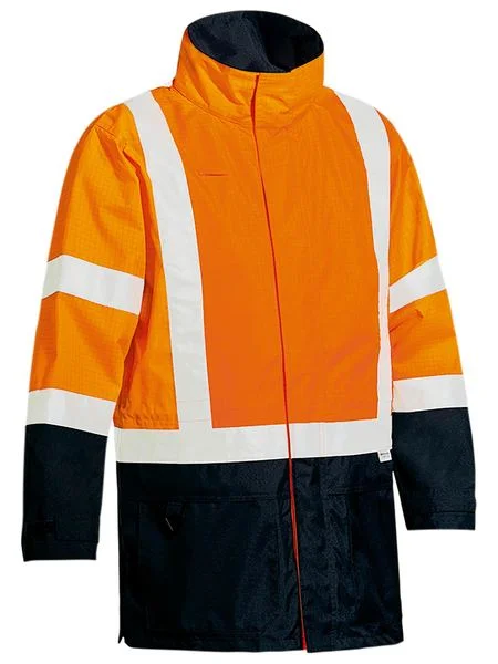 3M Taped Two Tone Hi Vis Anti Static Wet Weather Jacket