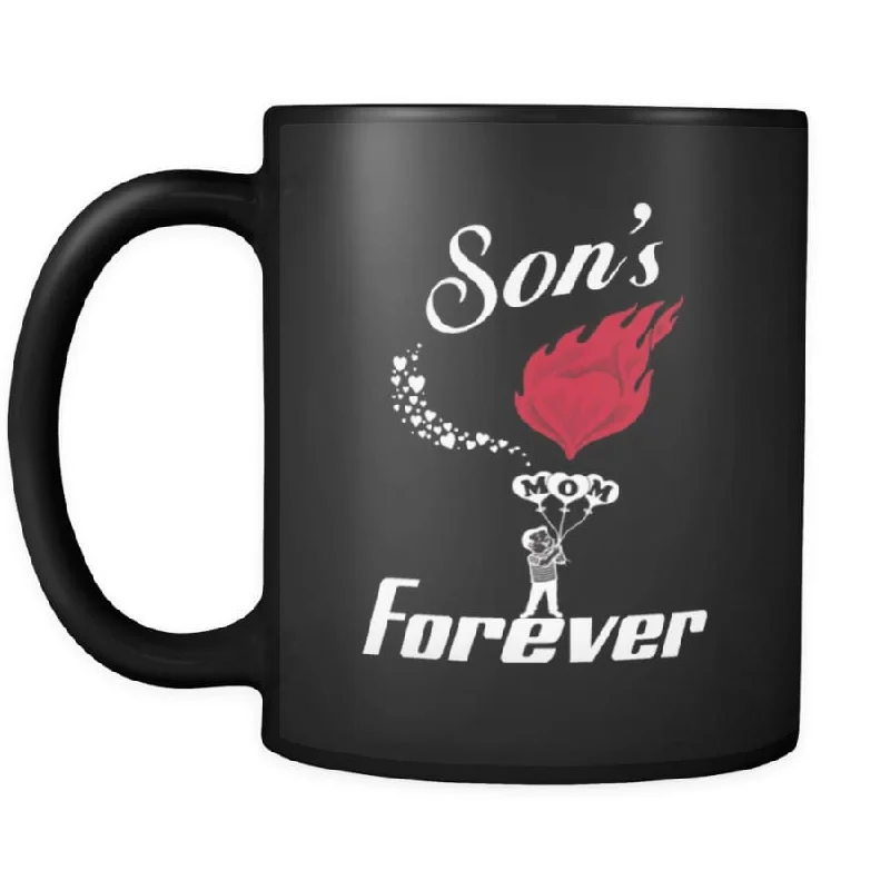 Son's Love For Mom Forever Coffee Mug 11 oz ( Double Side Printed)