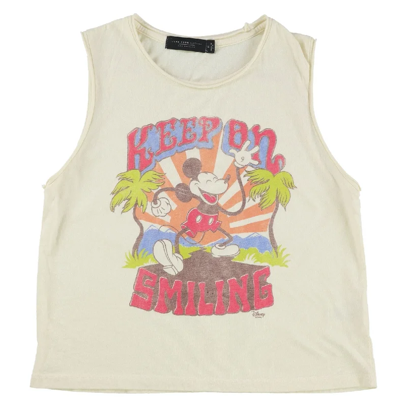 Junk Food Womens Keep On Smiling Tank Top