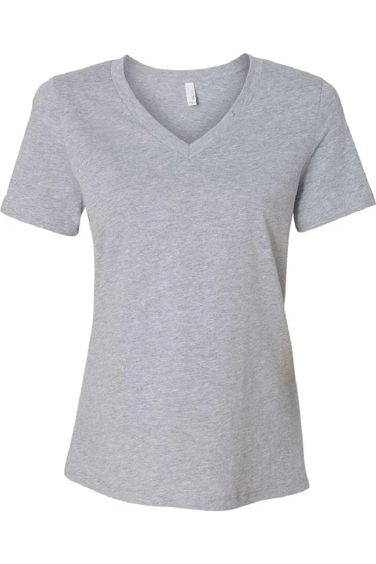 BELLA + CANVAS Women´s Relaxed Heather CVC V-Neck Tee