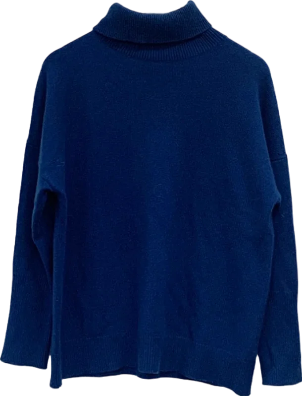 Chinti & Parker Blue Turtleneck Jumper S