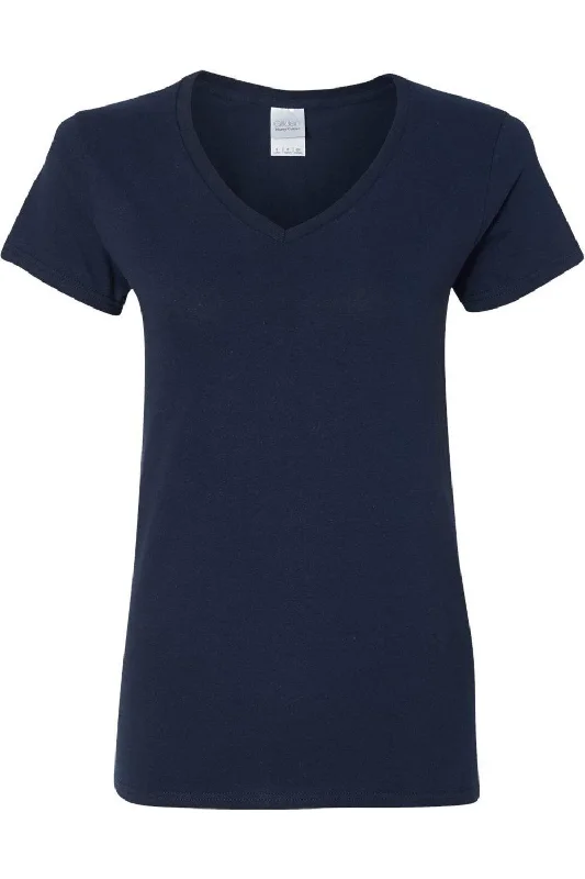 Gildan Heavy Cotton Womens V-Neck T-Shirt