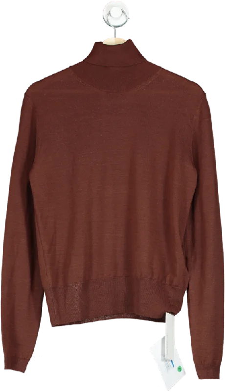 LE17SEPTEMBRE Brick Turtleneck Sweater UK S