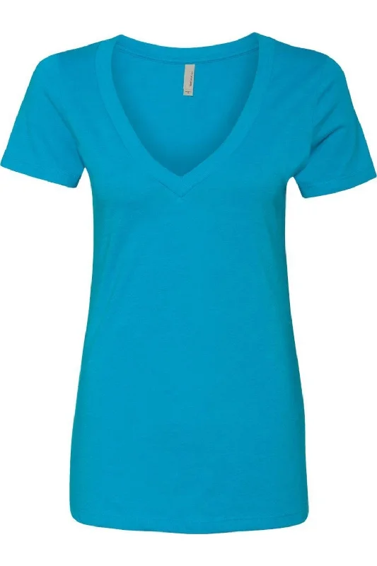 Next Level Womens CVC Deep V-Neck T-Shirt