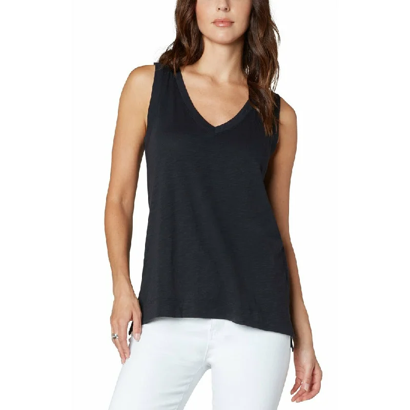 Sleeveless V-Neck Knit Tee