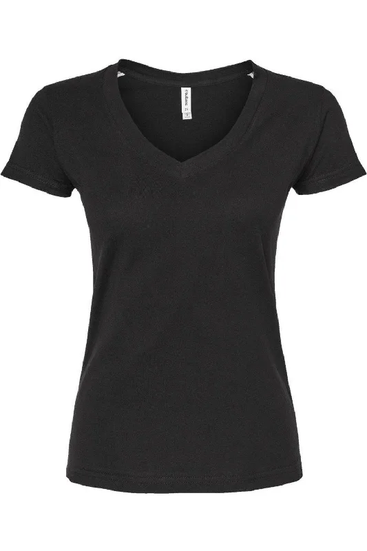 Tultex Women´s Slim Fit Fine Jersey V-Neck T-Shirt