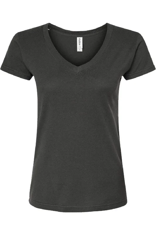 Tultex Women´s Slim Fit Fine Jersey V-Neck T-Shirt