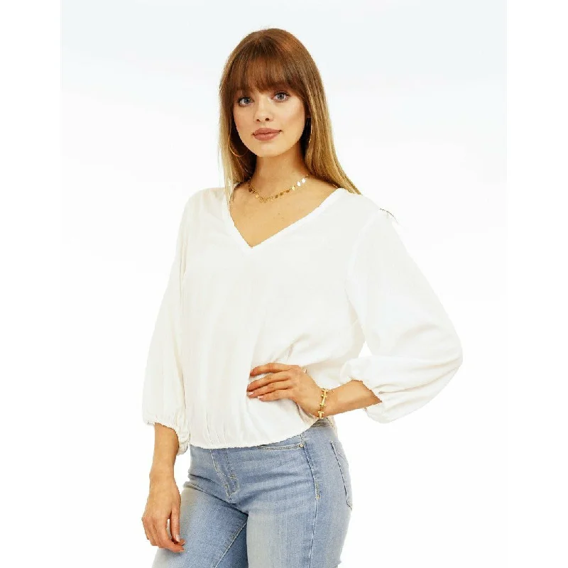 V-Neck Elastic Top