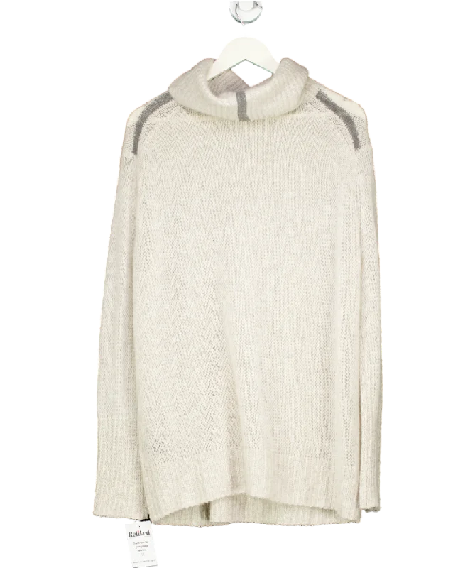 Rag & Bone Grey Pierce Cashmere Turtleneck Jumper Dress UK M