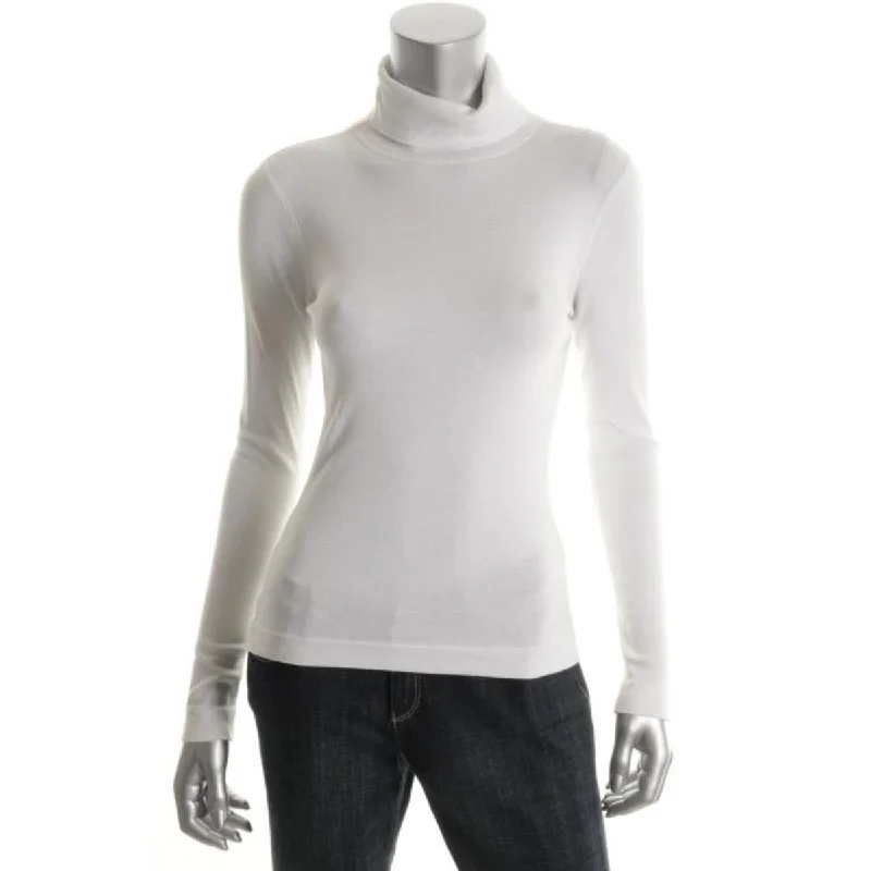 Womens Top Shirt Turtleneck Top